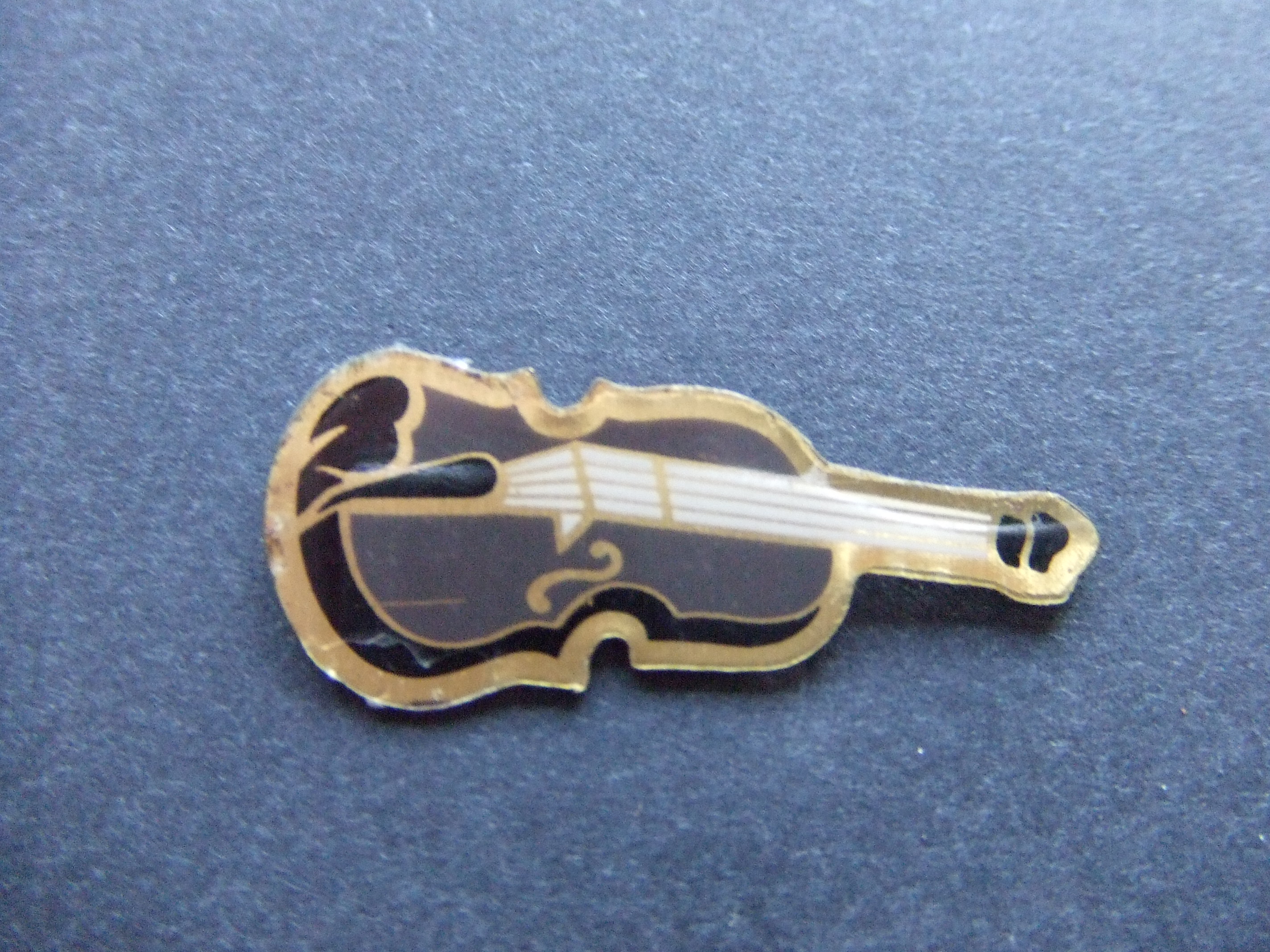 Viool snaarinstrument zwart-paars